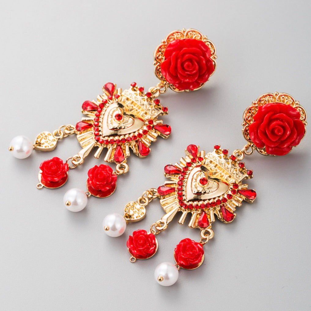 Denmark Monarchy Style Earrings