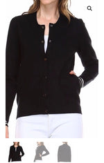 Load image into Gallery viewer, Black Varsity Style Jacket