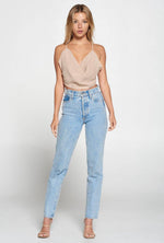 Load image into Gallery viewer, Open back cowl neck top