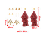 Load image into Gallery viewer, The 5 Pair Flair - Gold Tone