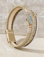 Load image into Gallery viewer, Layered Bracelet with Magnetic Closure