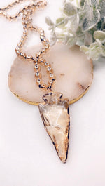 Load image into Gallery viewer, Beaded Arrow Necklace