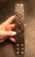 Load image into Gallery viewer, Brown Leather Snap Bracelet