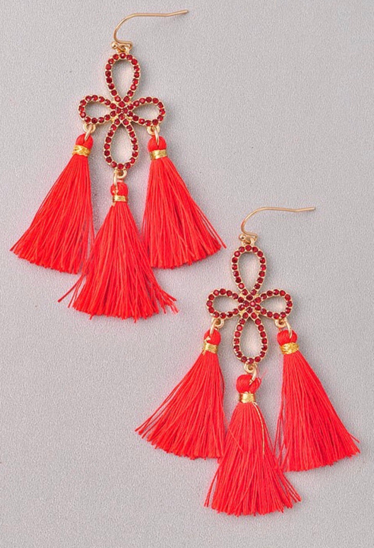 Solid Color Chandelier Earrings