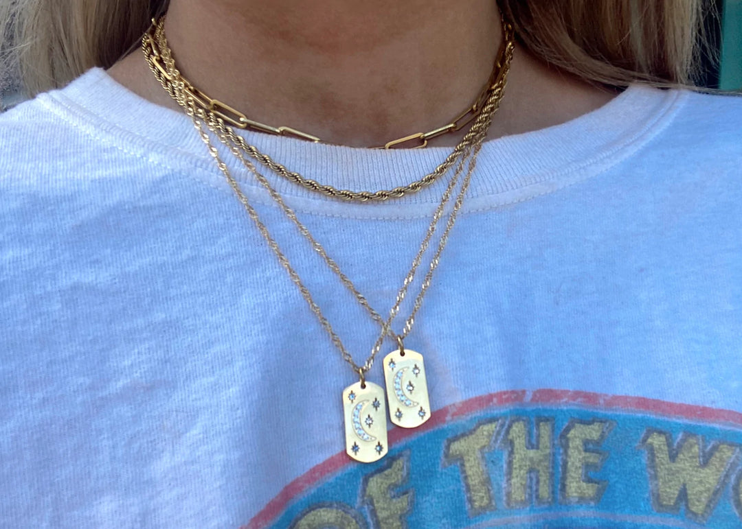 THE “STARBURST” NECKLACE. STAINLESS STEEL