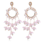 Load image into Gallery viewer, Flower Chandelier Earrings
