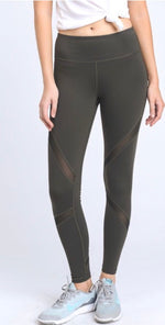 Load image into Gallery viewer, MB1225 Olive Leggings