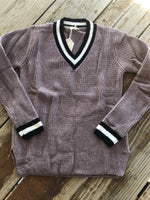 Load image into Gallery viewer, Mauve Varsity Sweater