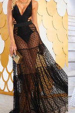 Load image into Gallery viewer, Sheer Swimsuit Coverup Skirt