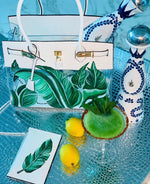 Load image into Gallery viewer, De Tropicale Hand Painted Beverly Hills Banana Leaf