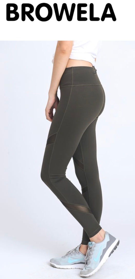 MB1225 Olive Leggings