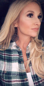 Load image into Gallery viewer, Antique Gold BoHo Earrings