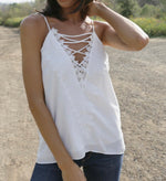 Load image into Gallery viewer, Embroidery Lace Tank