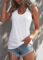 Load image into Gallery viewer, Scoop Neck Solid Tank