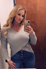 Load image into Gallery viewer, Multiple wear Grey Sweater