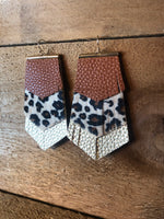 Load image into Gallery viewer, Multi Textured Earrings