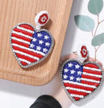 Load image into Gallery viewer, God Bless America Earrings