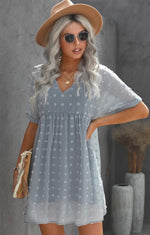 Load image into Gallery viewer, Babydoll Pom Dress