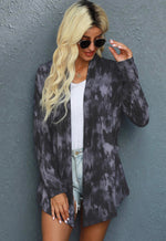 Load image into Gallery viewer, Gray Tie Dye Cardigan