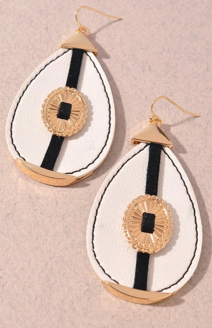 Concho Accent Earrings