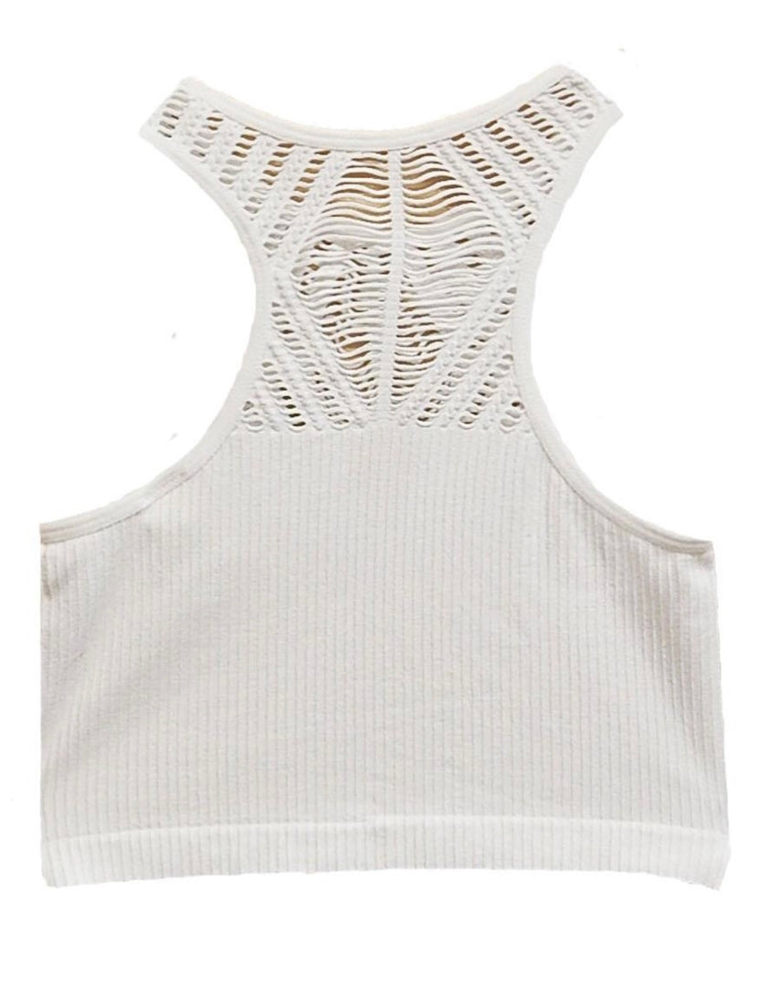 Crop Top with Cutout detail
