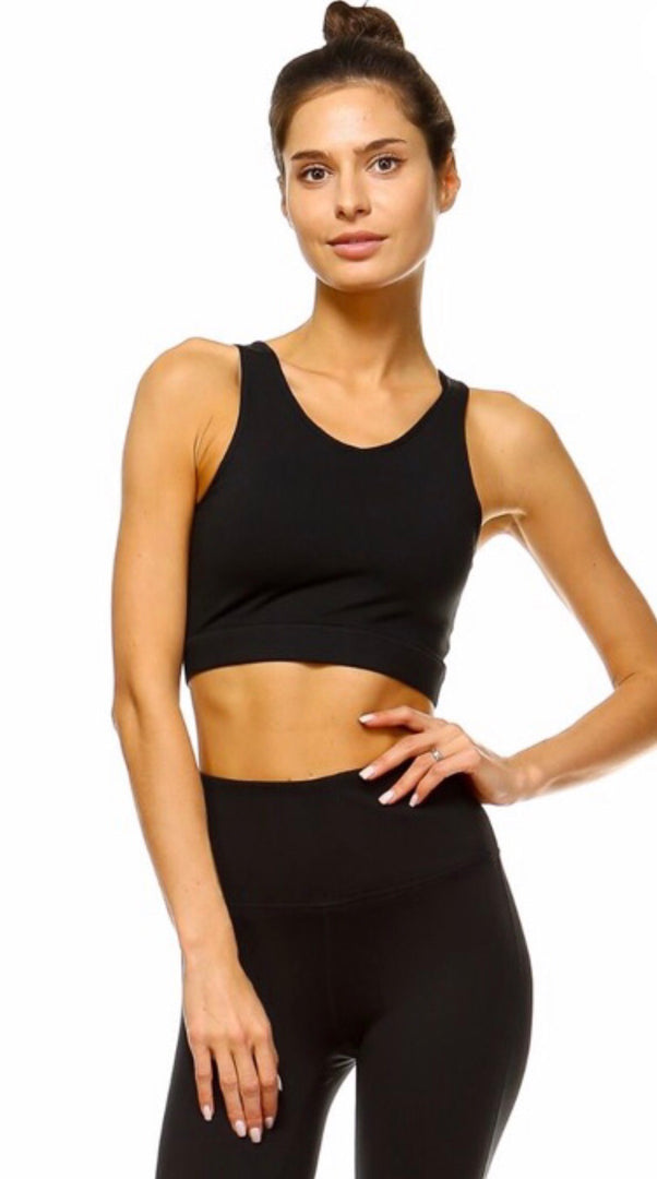 Black Sports Bra