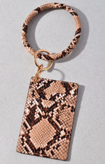 Load image into Gallery viewer, O Ring keychain card wallet