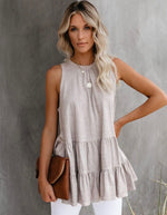 Load image into Gallery viewer, Ruffle Hem Top