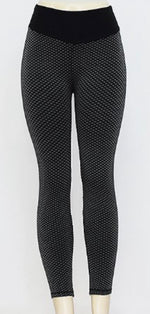 Load image into Gallery viewer, Textured Honeycomb high waist leggings