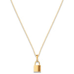 Load image into Gallery viewer, Uma Lock Necklace -Gold