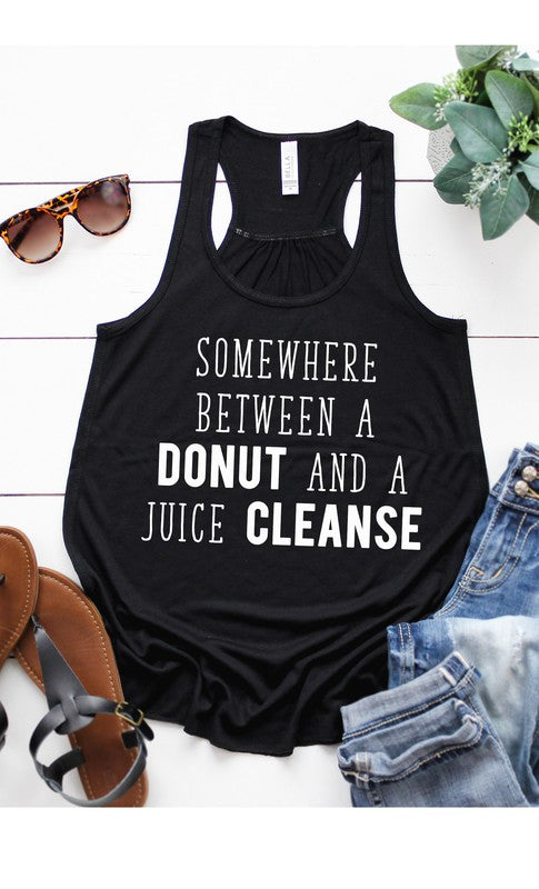 Donut and Juice Cleanse Tank Top