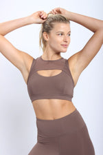 Load image into Gallery viewer, Harness Mesh Hybrid Racerback Sports Bra