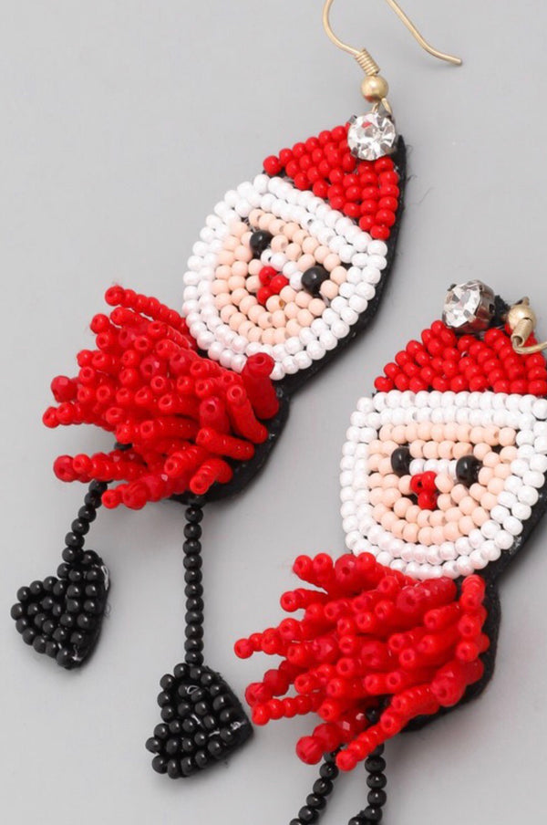 Santa Earrings