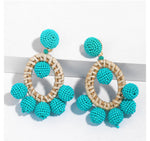 Load image into Gallery viewer, Bohemian Rice Bead Earrings
