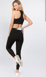 Load image into Gallery viewer, High Rise Side Lace Up Leggings