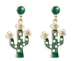 Load image into Gallery viewer, Pearl Cactus Earrings