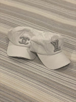 Load image into Gallery viewer, White Distressed Baseball hat
