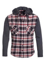 Load image into Gallery viewer, Men’s Flannel Shirt Hoodie