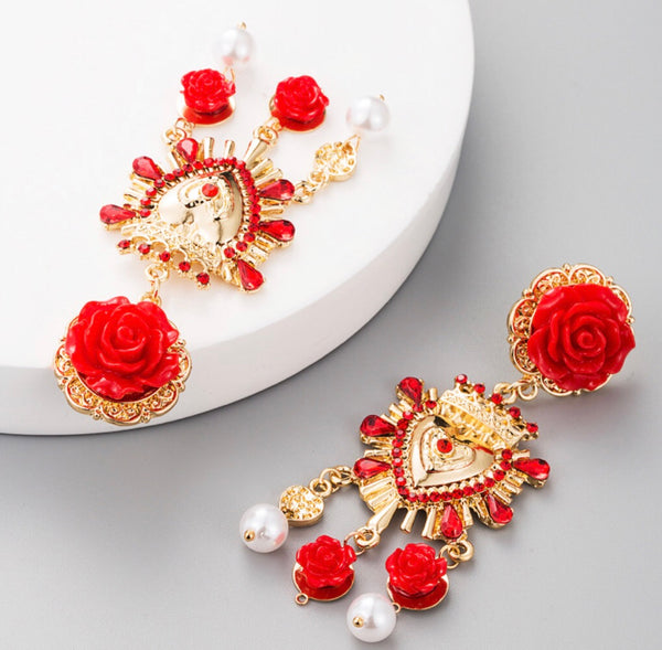 Denmark Monarchy Style Earrings