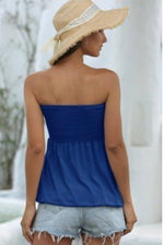 Load image into Gallery viewer, Strapless solid color Bandeau top
