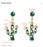 Load image into Gallery viewer, Pearl Cactus Earrings
