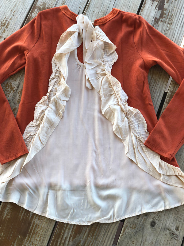 Fall Sweater with bouncy back detail