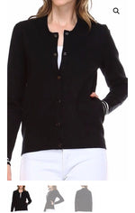 Load image into Gallery viewer, Black Varsity Style Jacket