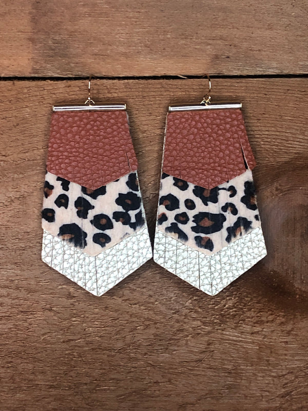 Multi Textured Earrings