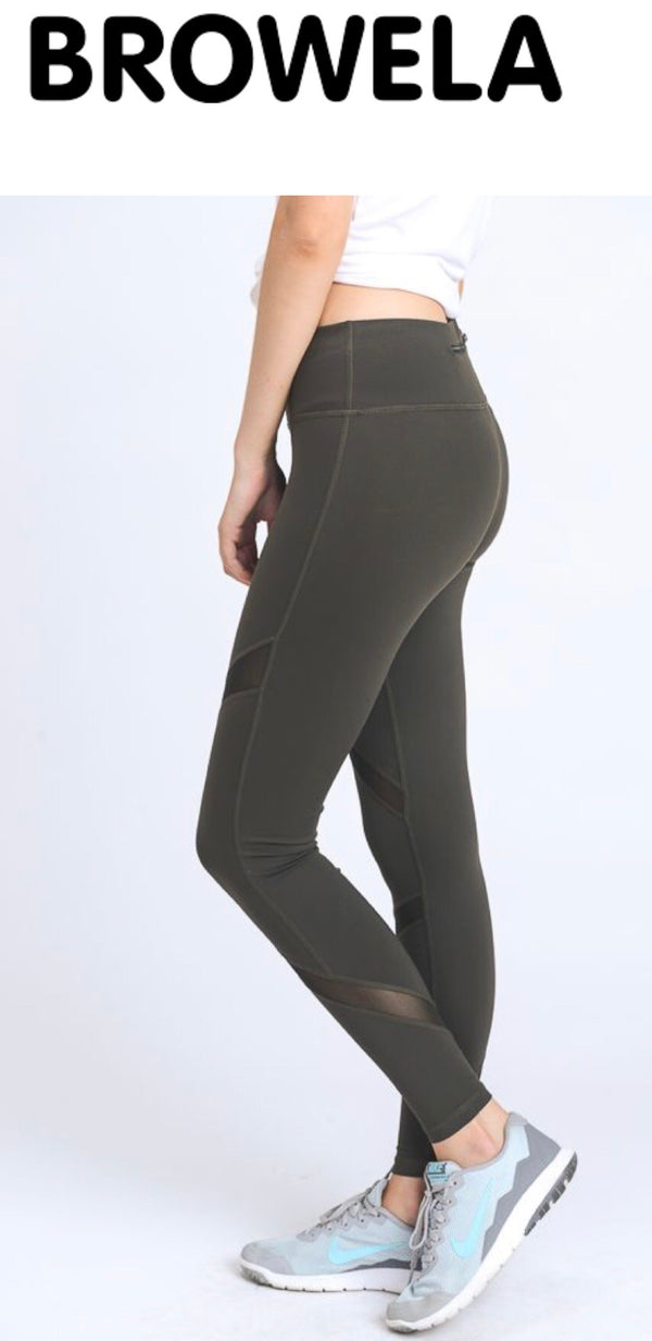 MB1225 Olive Leggings