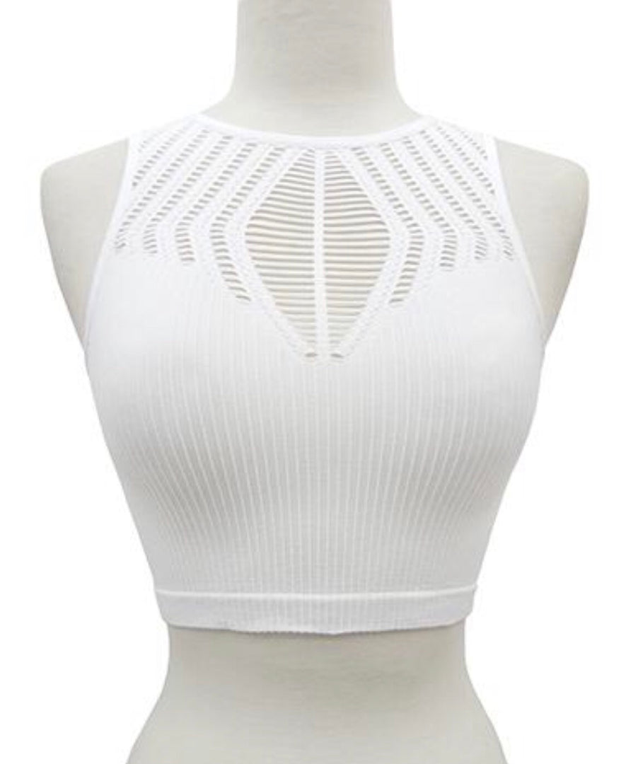 Crop Top with Cutout detail
