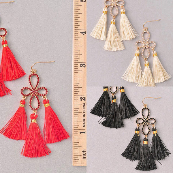 Solid Color Chandelier Earrings