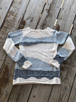 Load image into Gallery viewer, Lightweight Tri Color Sweater