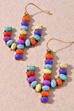 Load image into Gallery viewer, Cactus Stone earrings