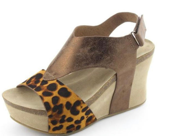 V-Strap Platform Wedge